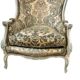Ensemble de 2 fauteuils baroques vintage / chaises individuelles / sièges