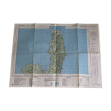 Map Bastia Cap Corse 1981