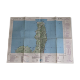 Map Bastia Cap Corse 1981