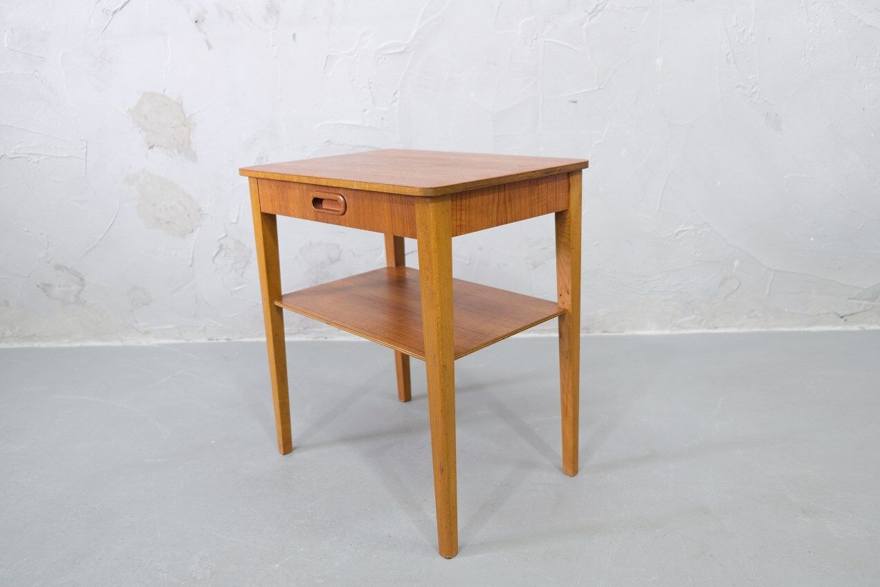 Teak Nightstand Table from Björkås Möbelfabrik. , 1960s