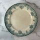 Set of 6 flat plates, ironstone Narcisses Onnaing.