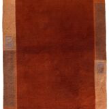 Tapis Vintage Khaden Tibétain Fait Main en Laine – Années 1970 – 122 x 163