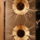 Svend Aage Holm, pair of Scandinavian wall lamps, "Flowers" from 1960