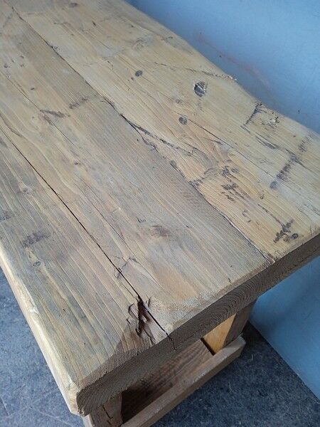 Solid wood work table