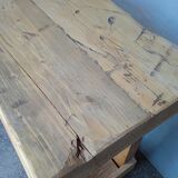 Solid wood work table