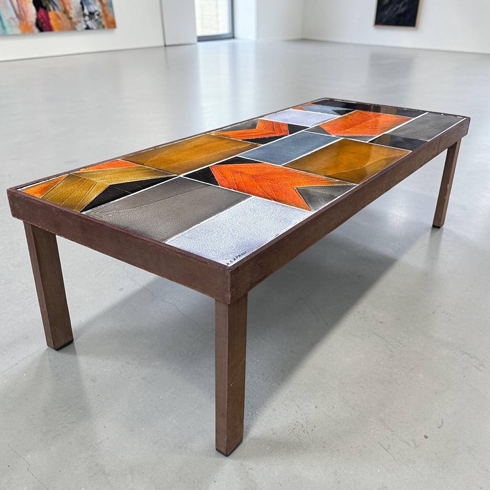 Ceramic coffee table by Roger Capron - Signed -