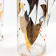 Midcentury set of jar & glasses with gold details, Czechoslovakia 1960s