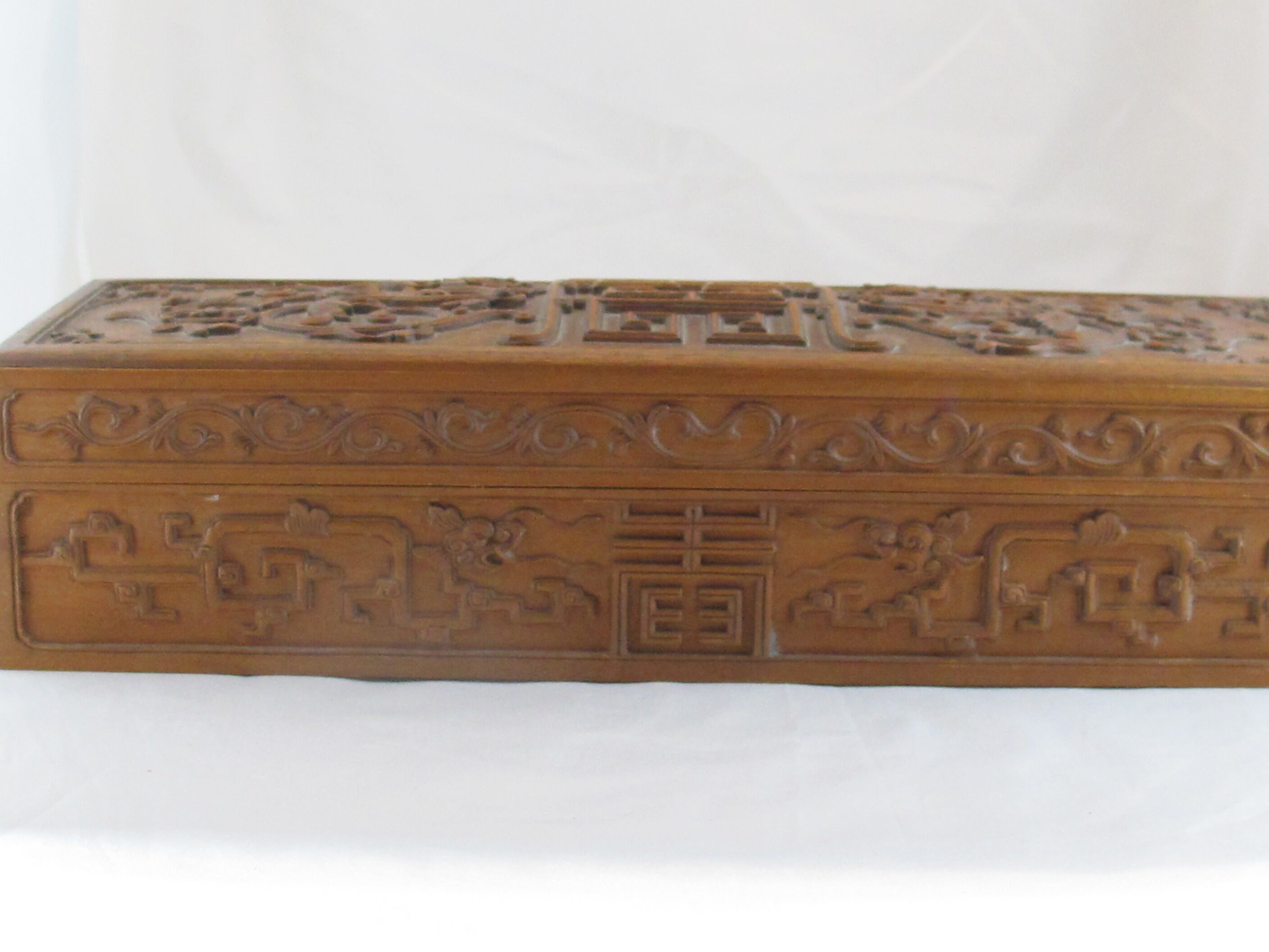 Ancient Asian carved box