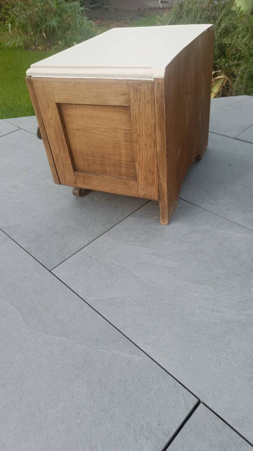Upcycled bedside table