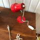 Vintage red lamp 1950