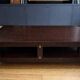 Roche Bobois coffee table in solid wood, wenge – contemporary design