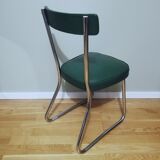 Industrial office chair called "sleigh" chair