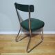 Industrial office chair called "sleigh" chair
