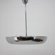 Functionalist Chrome Pendant UFO by Josef Hurka for Napako, 1930s