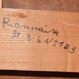 Extendable teak table - 60's