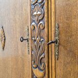 Elegant carved oak sideboard in Renaissance style from the 1930s