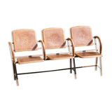 Row of theater folding seats, early twentieth century