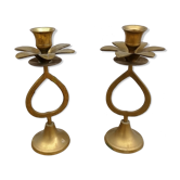 Palm candle holders