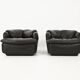 Fauteuils « Confidential » par Alberto Rosselli pour Saporiti Italia, 1970