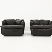 "Confidential" armchairs by Alberto Rosselli for Saporiti Italia, 1970s