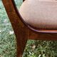 Chaises tissus chiné vintages