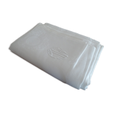 Art Deco damassed tablecloth and monogram 270 x 155
