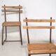 Antique garden chairs (c.1920). Set of 2 pieces no. 2