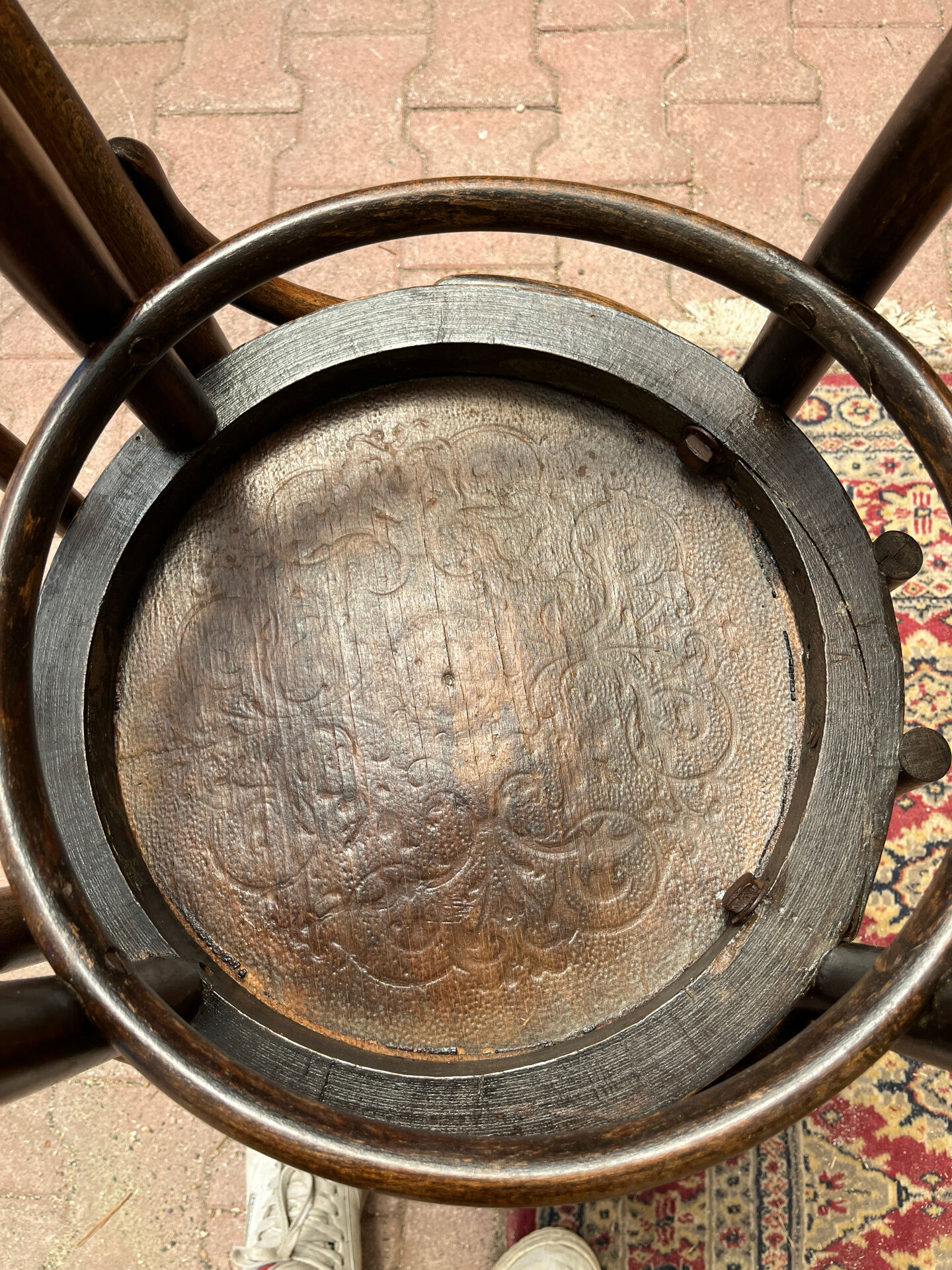 Old bistro chair