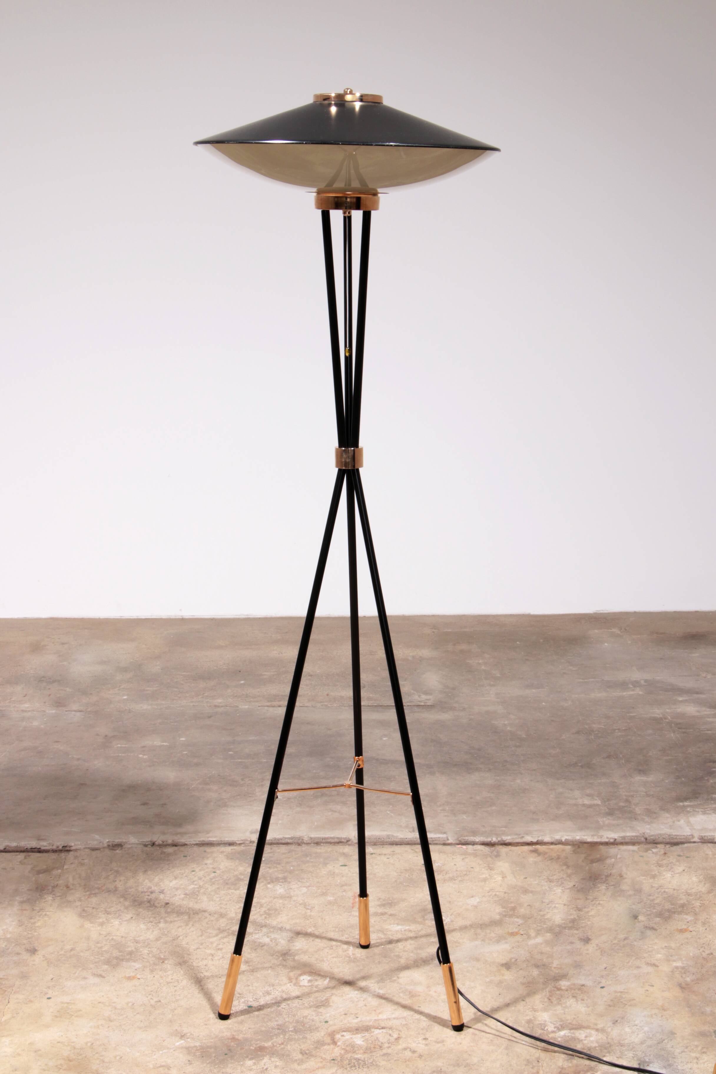 Mid-Century Italian Floor Lamp from Stilnovo, 1950s