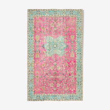 Tapis multicolore des années 1980, 165 cm x 270 cm