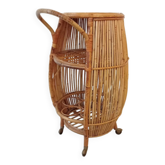 Vintage rattan bar