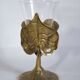 Golden brass chalice