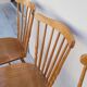 Series of 4 bistro chairs signed Baumann tacoma model 1950 vintage