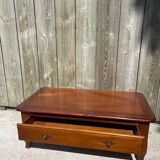 Table basse en merisier