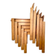 Set of 5 MMO chairs in thermoformed wood - circa 1980.
