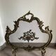 Paravent de cheminée vintage de style français en bronze ouvragé