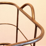 Industrial metal breader bakery trolley.
