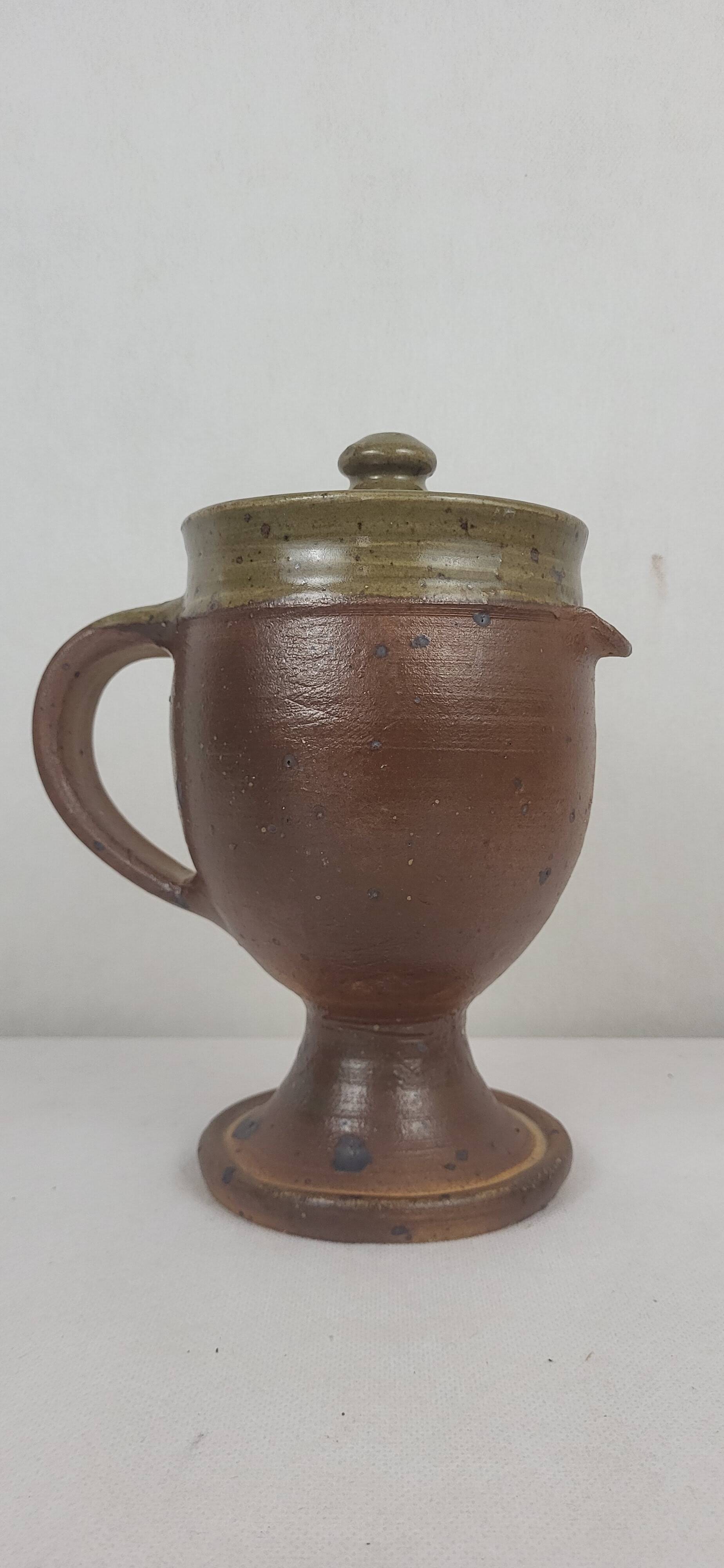 Pierre Digan stoneware teapot / coffee pot