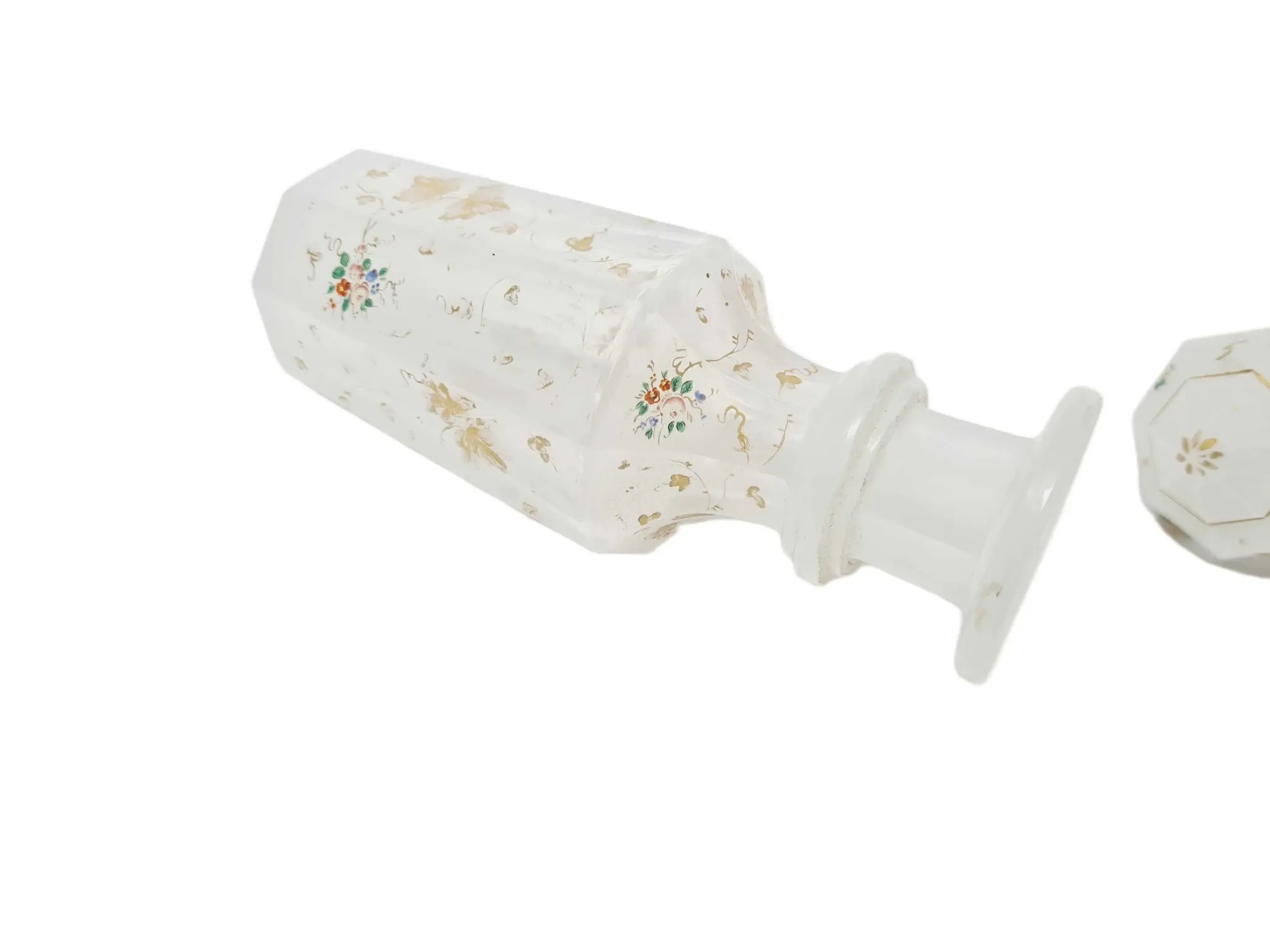 Carafe en verre de style Biedermeier