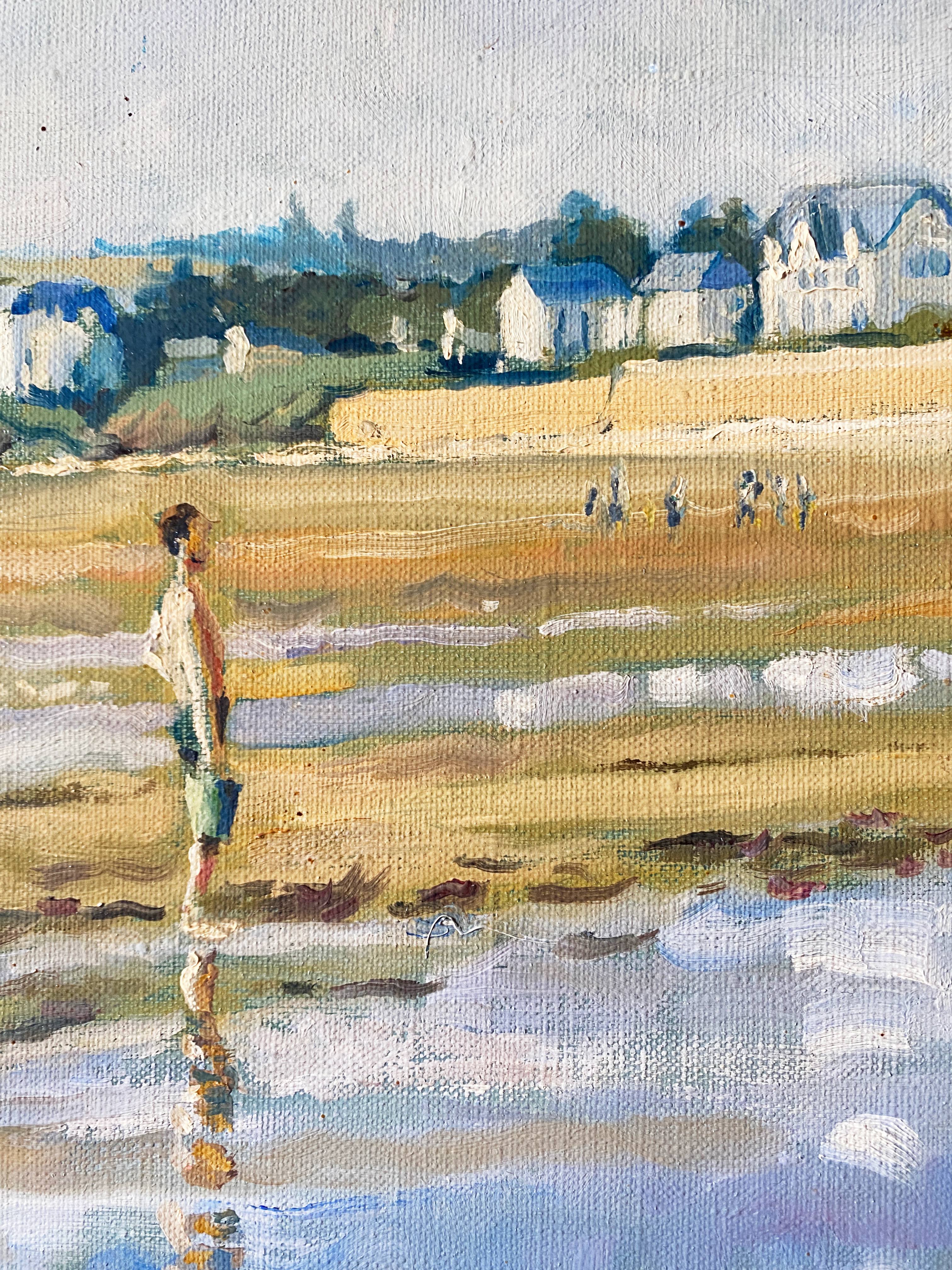 Painting oil on canvas by François Richard