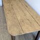 Antique farmhouse table in patinated solid wood - 178 cm