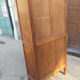 Pair of pine Parisian wardrobes circa 1935