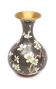 Vase chinois en laiton émaillé