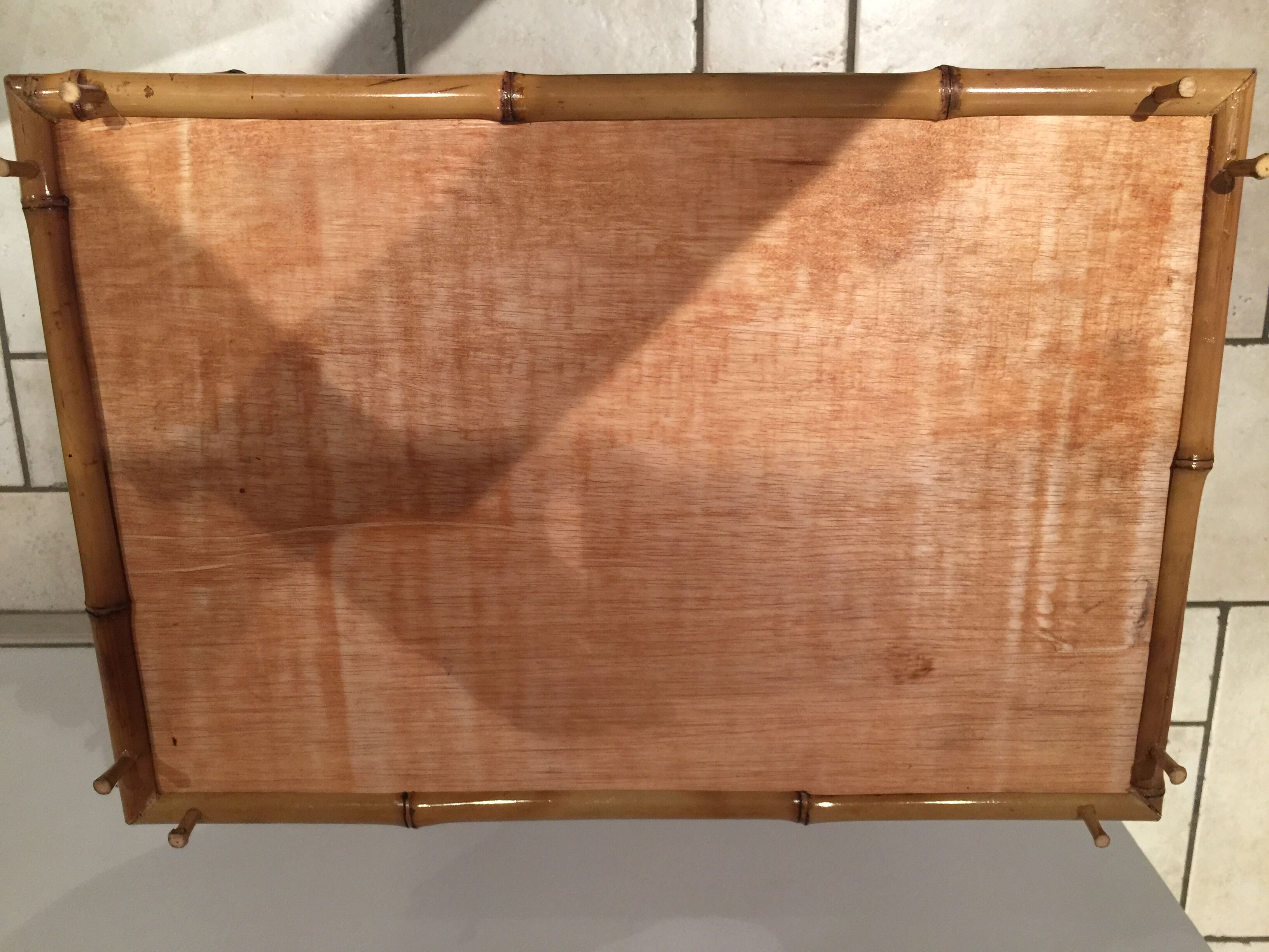 Trilogy of bamboo on display trays