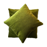 Lot de coussins en velours vintage