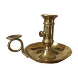Thumb brass candlestick