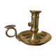 Thumb brass candlestick