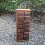 Apothecary seed cabinet