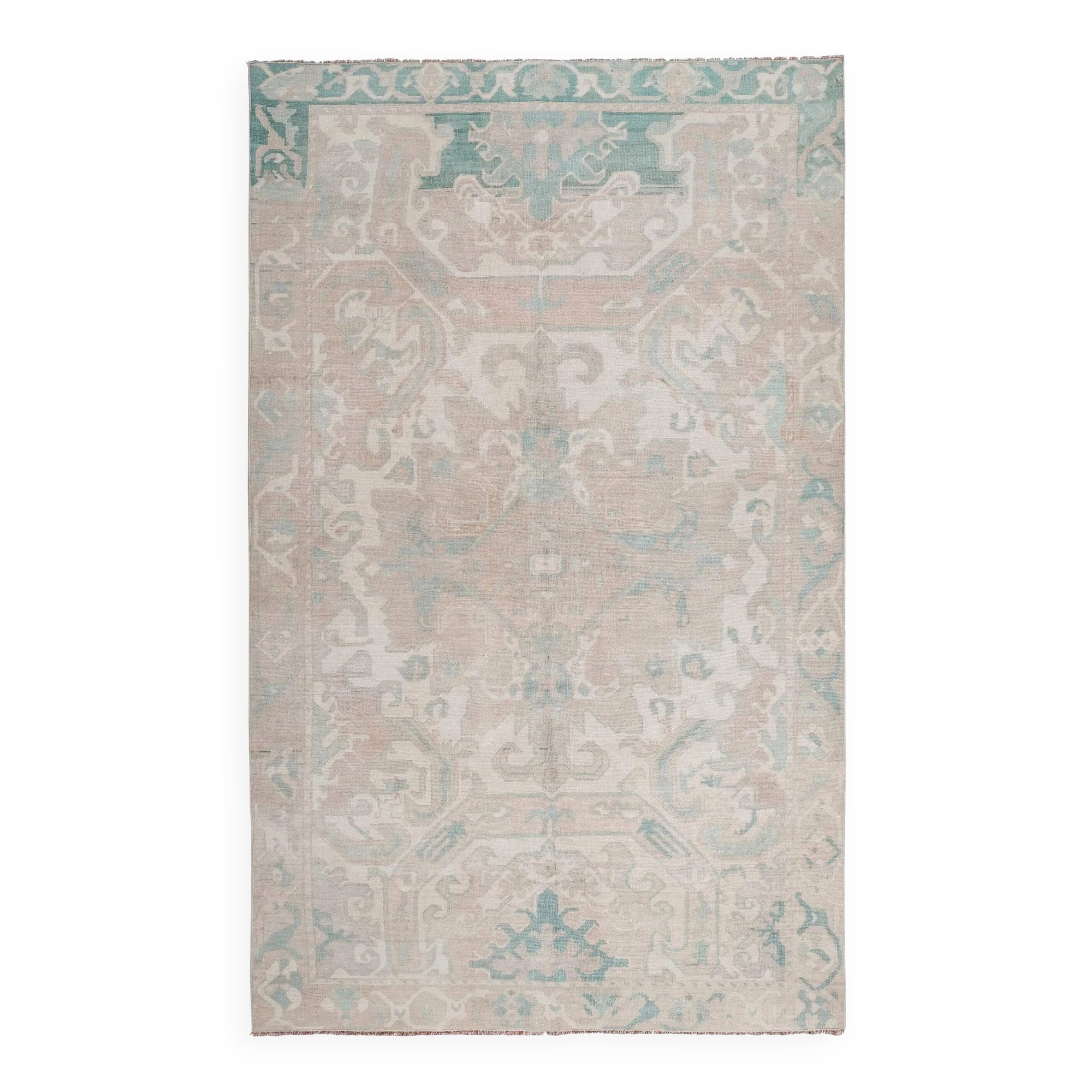 Vintage Turkish handmade rug 168x271 cm