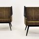 Paire de fauteuils des années 1950, Tchécoslovaquie